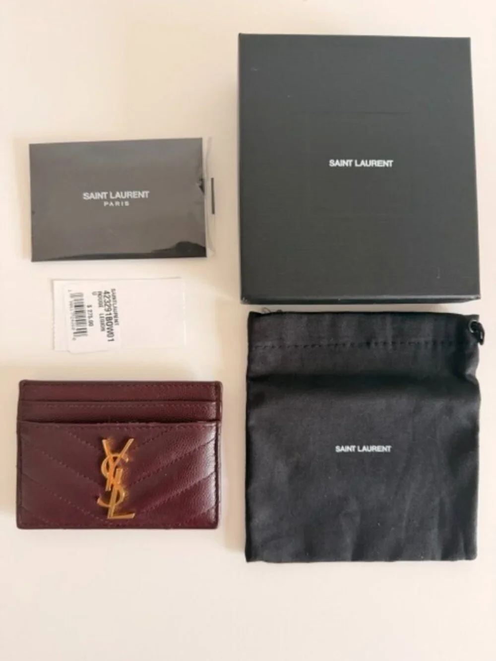 YSL card holder